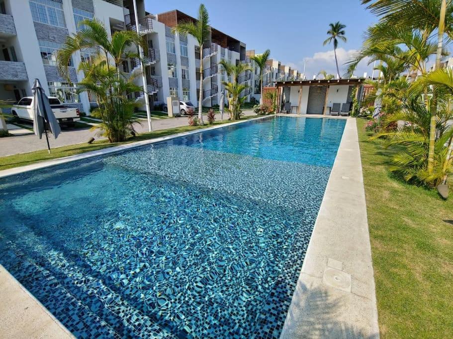 Departamento Con Alberca Apartment Manzanillo Exterior foto